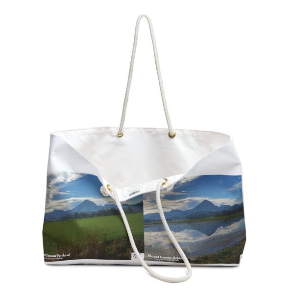 Product Image and Link for Weekender Bag:  “Mount Vernon Verdant – Mount Vernon Reflect(tm)”
