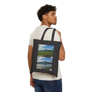 Product Image and Link for Cotton Canvas Tote Bag:  “Mount Vernon Verdant(tm) – Mount Vernon Reflect(tm)”