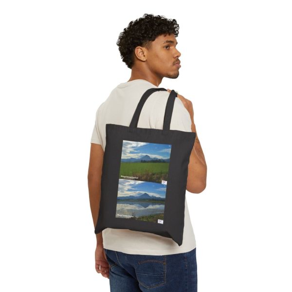 Product Image and Link for Cotton Canvas Tote Bag:  “Mount Vernon Verdant(tm) – Mount Vernon Reflect(tm)”