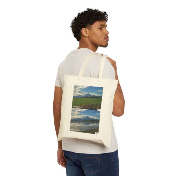 Product Image and Link for Cotton Canvas Tote Bag:  “Mount Vernon Verdant(tm) – Mount Vernon Reflect(tm)”