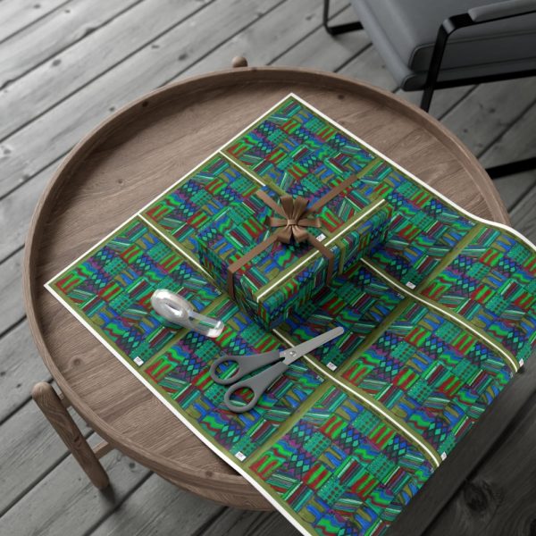 Product Image and Link for Gift Wrap Papers – “Psychedelic Calendar(tm)” – Chilled – Matte and Satin – Three Sizes