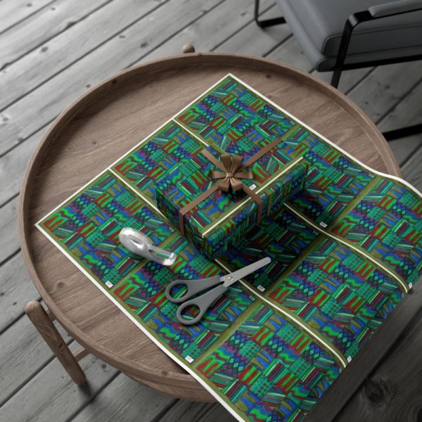 Product Image and Link for Gift Wrap Papers – “Psychedelic Calendar(tm)” – Chilled – Matte and Satin – Three Sizes