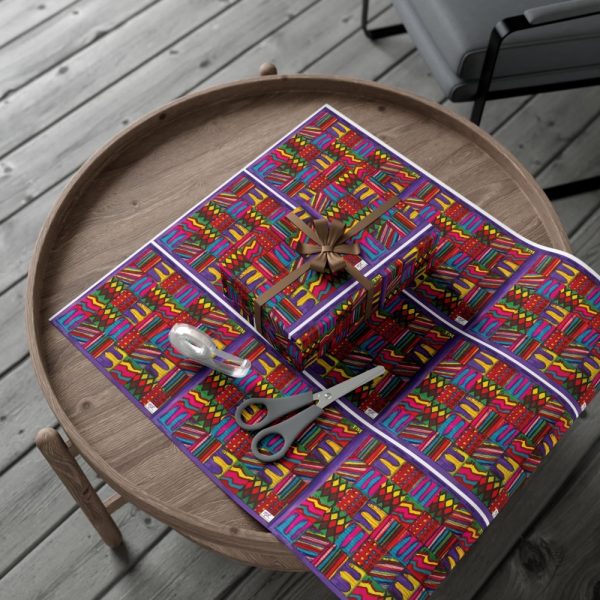 Product Image and Link for Gift Wrap Papers – “Psychedelic Calendar(tm)” – Vibrant – Matte and Satin – Three Sizes