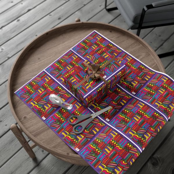 Product Image and Link for Gift Wrap Papers – “Psychedelic Calendar(tm)” – Vibrant – Matte and Satin – Three Sizes