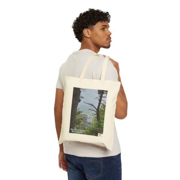 Product Image and Link for Cotton Canvas Tote Bag – Beach Forest Humboldt(tm) – Natural or Black