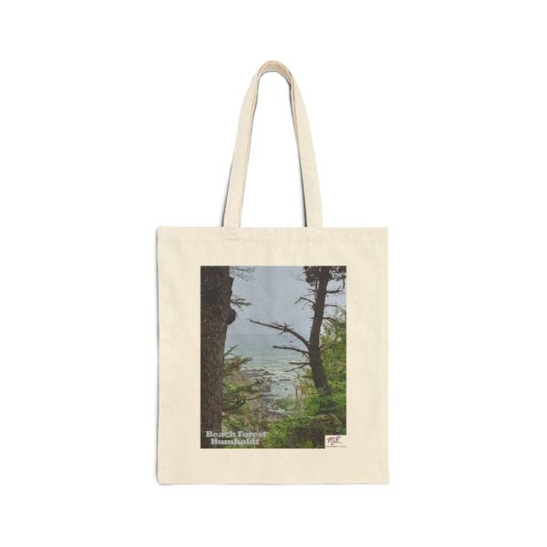 Product Image and Link for Cotton Canvas Tote Bag – Beach Forest Humboldt(tm) – Natural or Black
