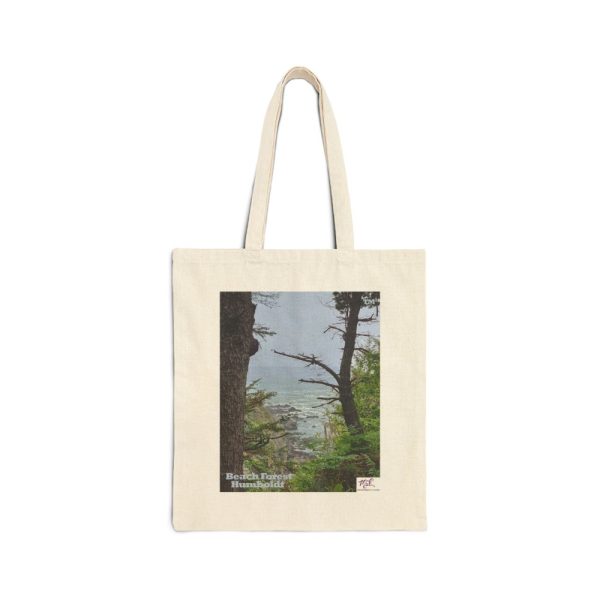 Product Image and Link for Cotton Canvas Tote Bag – Beach Forest Humboldt(tm) – Natural or Black