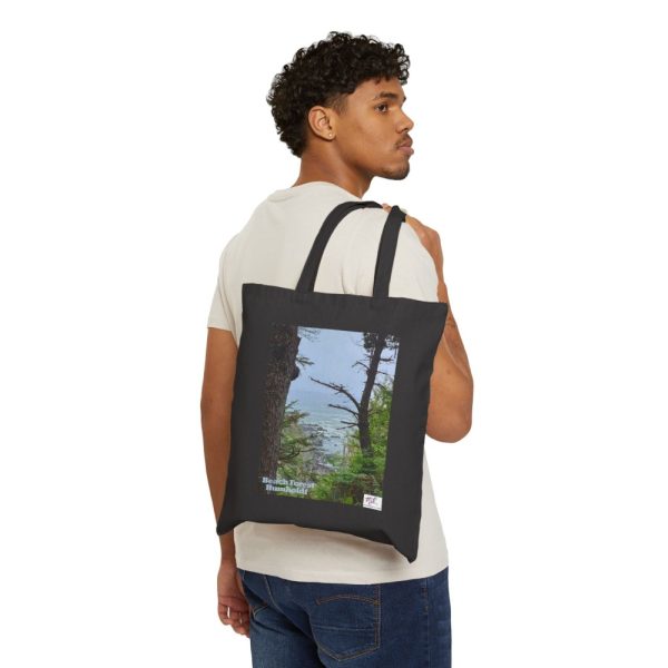 Product Image and Link for Cotton Canvas Tote Bag – Beach Forest Humboldt(tm) – Natural or Black