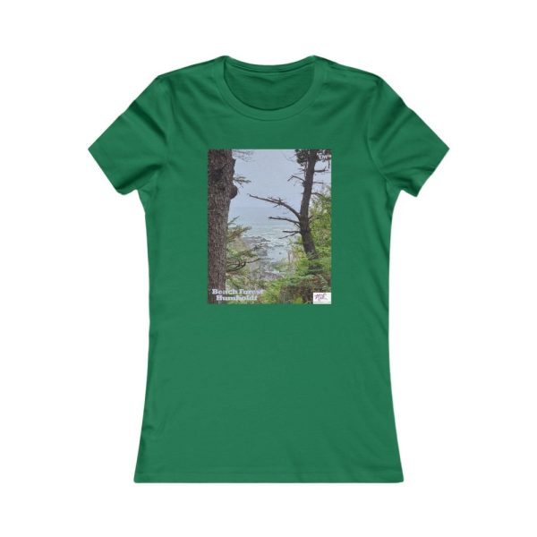 Product Image and Link for Women’s Favorite Tee – “Beach Forest Humboldt(tm)”