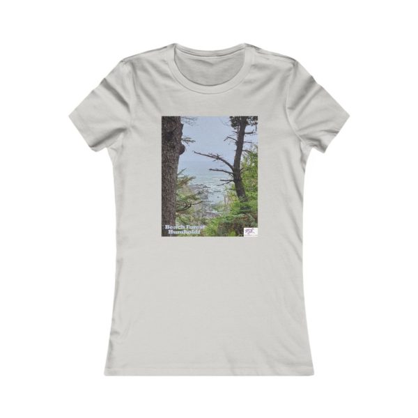 Product Image and Link for Women’s Favorite Tee – “Beach Forest Humboldt(tm)”