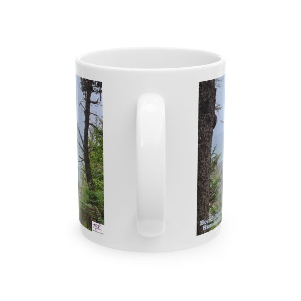 Product Image and Link for Ceramic Mug 11oz: “Beach Forest Humboldt(tm)”