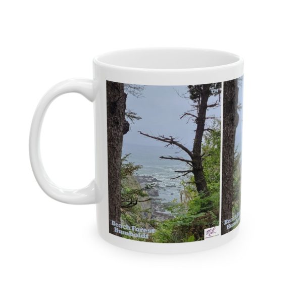 Product Image and Link for Ceramic Mug 11oz: “Beach Forest Humboldt(tm)”