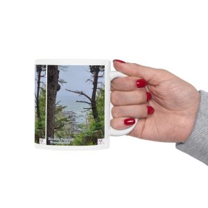 Product Image and Link for Ceramic Mug 11oz: “Beach Forest Humboldt(tm)”