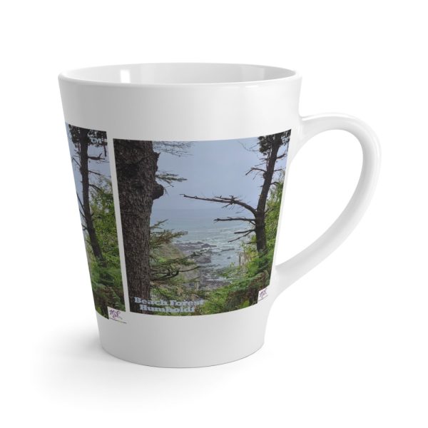 Product Image and Link for Latte Mug 12oz.: “Beach Forest Humboldt(tm)”