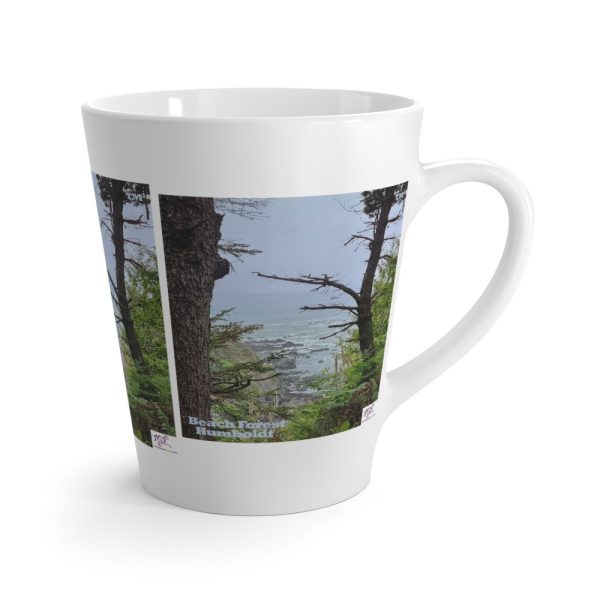 Product Image and Link for Latte Mug 12oz.: “Beach Forest Humboldt(tm)”