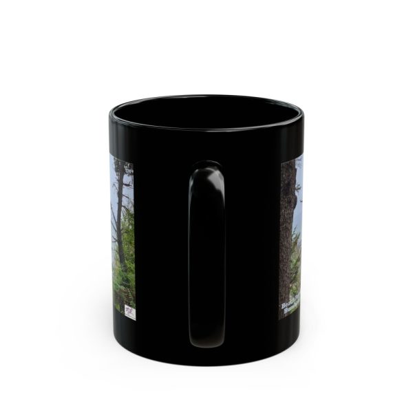 Product Image and Link for Black Mug 11oz: “Beach Forest Humboldt(tm)”