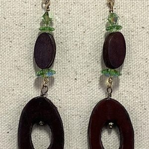 Product Image and Link for Leather Earring – Oval