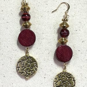 Product Image and Link for Leather Earrings – small