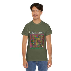 Product Image and Link for Unisex Heavy Cotton Tee:  “Psychedelic Calendar(tm)” – Garden ™