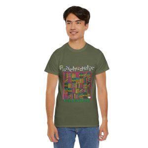Product Image and Link for Unisex Heavy Cotton Tee:  “Psychedelic Calendar(tm)” – Garden(tm)