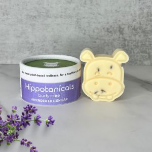 Product Image and Link for Hippotanicals Lavender Lotion Bar – Hippo Head Shaped – 1.7 oz
