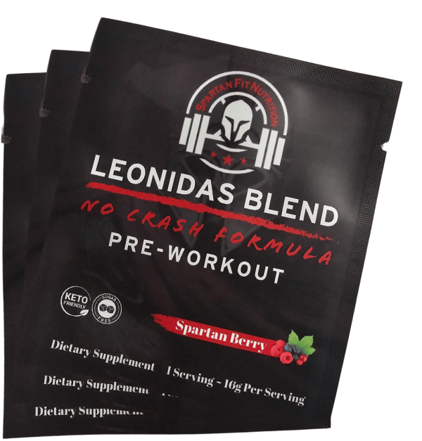 Product Image and Link for The Leonidas Blend Pre-Workout Drink | Regain Energy & Vitality – SINGLE SERVE PACKET