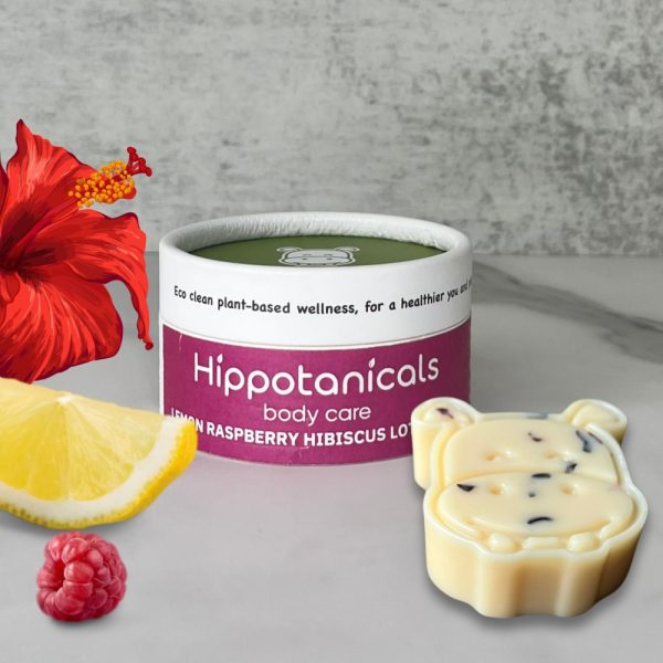 Product Image and Link for Hippotanicals Lemon Meringue Lotion Bar – Hippo Head Shaped – 1.7 oz