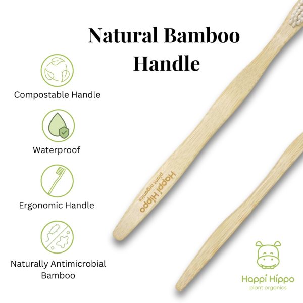 Product Image and Link for Hippotanicals Bamboo Toothbrushes – Set of 12