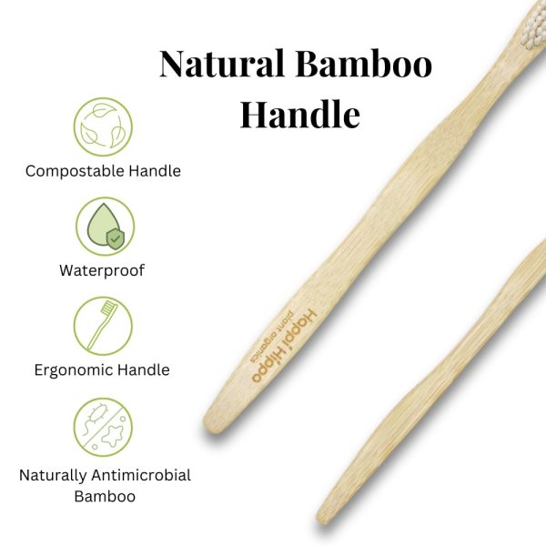 Product Image and Link for Hippotanicals Bamboo Toothbrushes – Set of 12