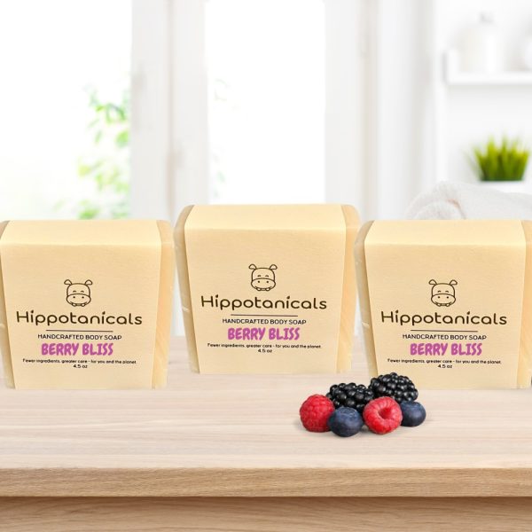 Product Image and Link for Hippotanicals Berry Bliss Soap – 3 Pack