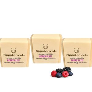 Product Image and Link for Hippotanicals Berry Bliss Soap – 3 Pack
