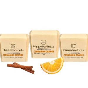 Product Image and Link for Hippotanicals Cinnamon Orange Soap – 3 Pack