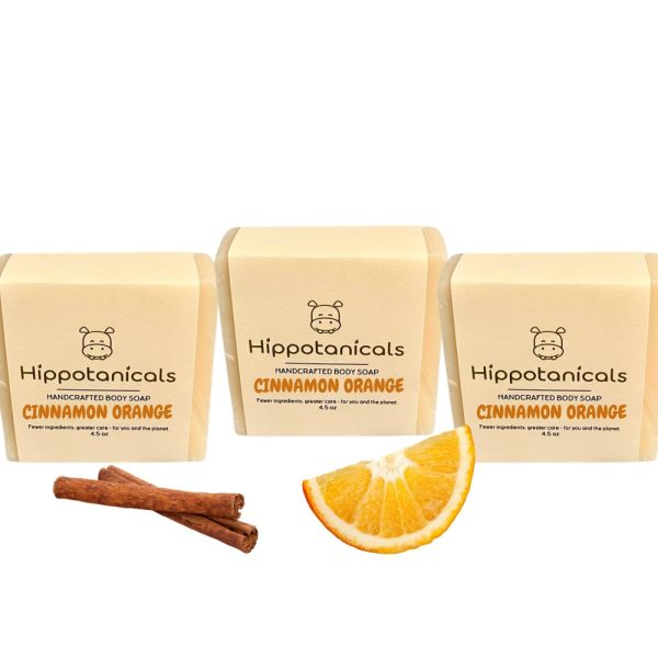 Product Image and Link for Hippotanicals Cinnamon Orange Soap – 3 Pack