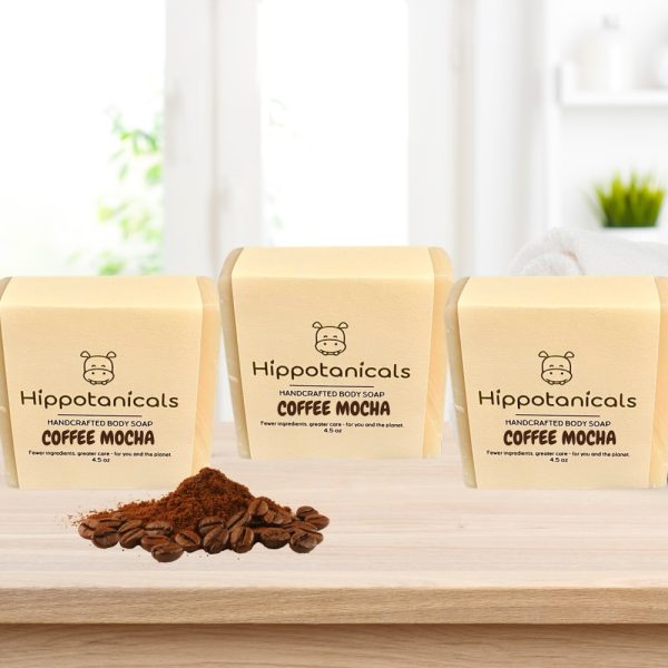 Product Image and Link for Hippotanicals Coffee Mocha Soap – 3 Pack