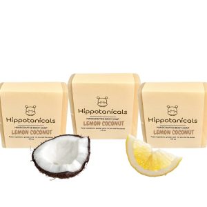Product Image and Link for Hippotanicals Lemon Coconut Soap – 3 Pack