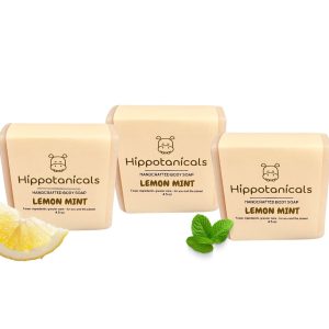 Product Image and Link for Hippotanicals Lemon Mint Soap – 3 Pack