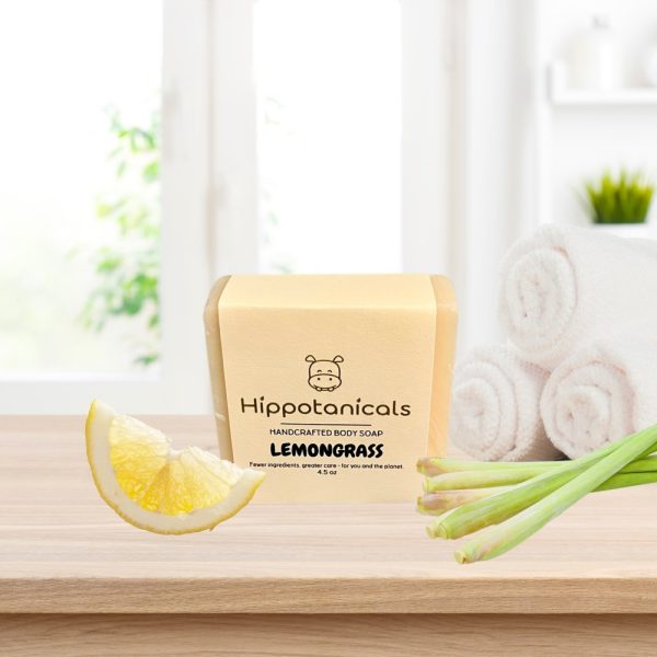 Product Image and Link for Hippotanicals Lemongrass Soap – 3 Pack