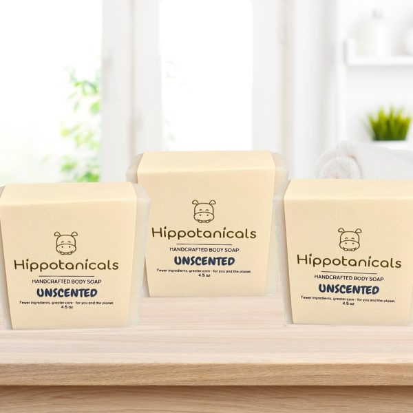Product Image and Link for Hippotanicals Unscented Soap – 3 Pack