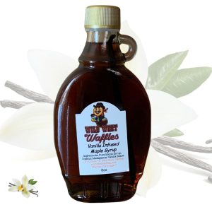 Product Image and Link for Wild West Waffles Vanilla Infused Maple Syrup