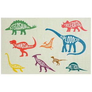 Product Image and Link for BARON AREA RUG DINOSAURS