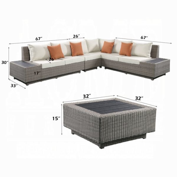 Product Image and Link for Salena Patio L shape Sofa & Ottoman