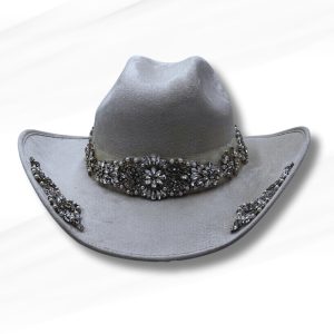 Product Image and Link for Carolina – Luxury Rhinestone & Pearl Bridal Cowgirl Hat
