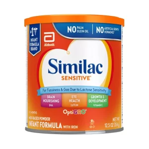 Product Image and Link for Similac Sensitive For Fussiness and Gas Powder Infant Formula – 12.5oz