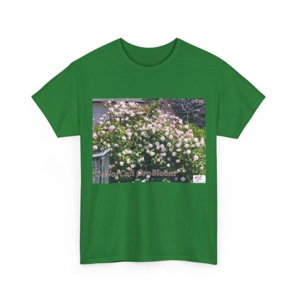Product Image and Link for Unisex Heavy Cotton Tee:  “SoNorCali(tm)” – “OroBloom(tm)” – Blank Sleeves