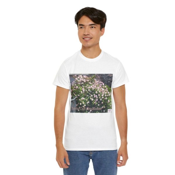 Product Image and Link for Unisex Heavy Cotton Tee:  “SoNorCali(tm)” – “OroBloom(tm)” – Blank Sleeves