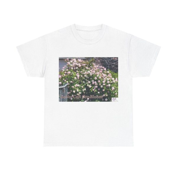 Product Image and Link for Unisex Heavy Cotton Tee:  “SoNorCali(tm)” – “OroBloom(tm)” – Blank Sleeves
