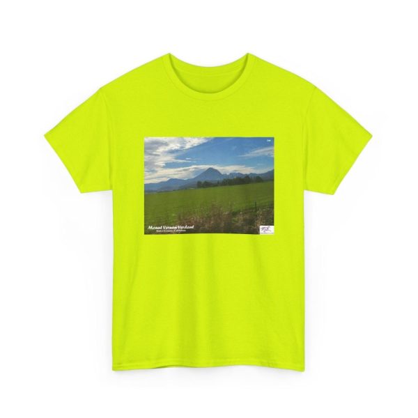 Product Image and Link for Unisex Heavy Cotton Tee:  “Mount Vernon Verdant(tm)” – Blank Sleeves