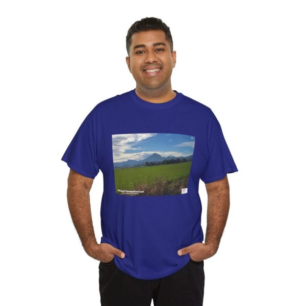 Product Image and Link for Unisex Heavy Cotton Tee:  “Mount Vernon Verdant(tm)” – Blank Sleeves