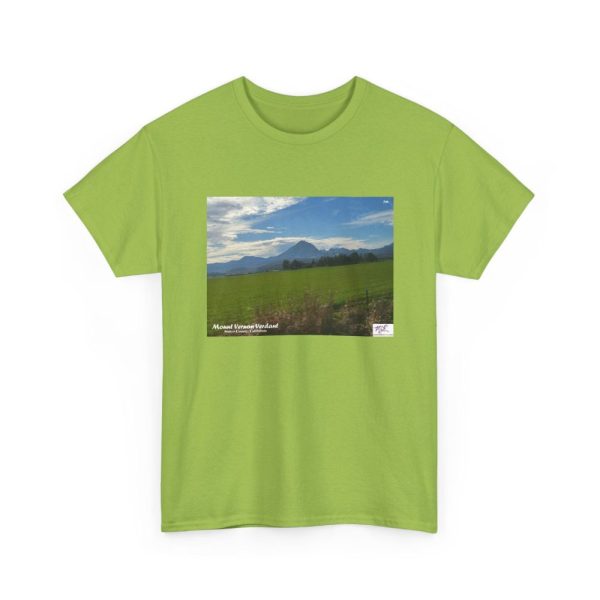 Product Image and Link for Unisex Heavy Cotton Tee:  “Mount Vernon Verdant(tm)” – Blank Sleeves