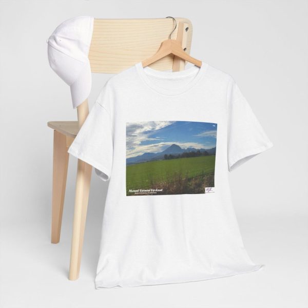 Product Image and Link for Unisex Heavy Cotton Tee:  “Mount Vernon Verdant(tm)” – Blank Sleeves